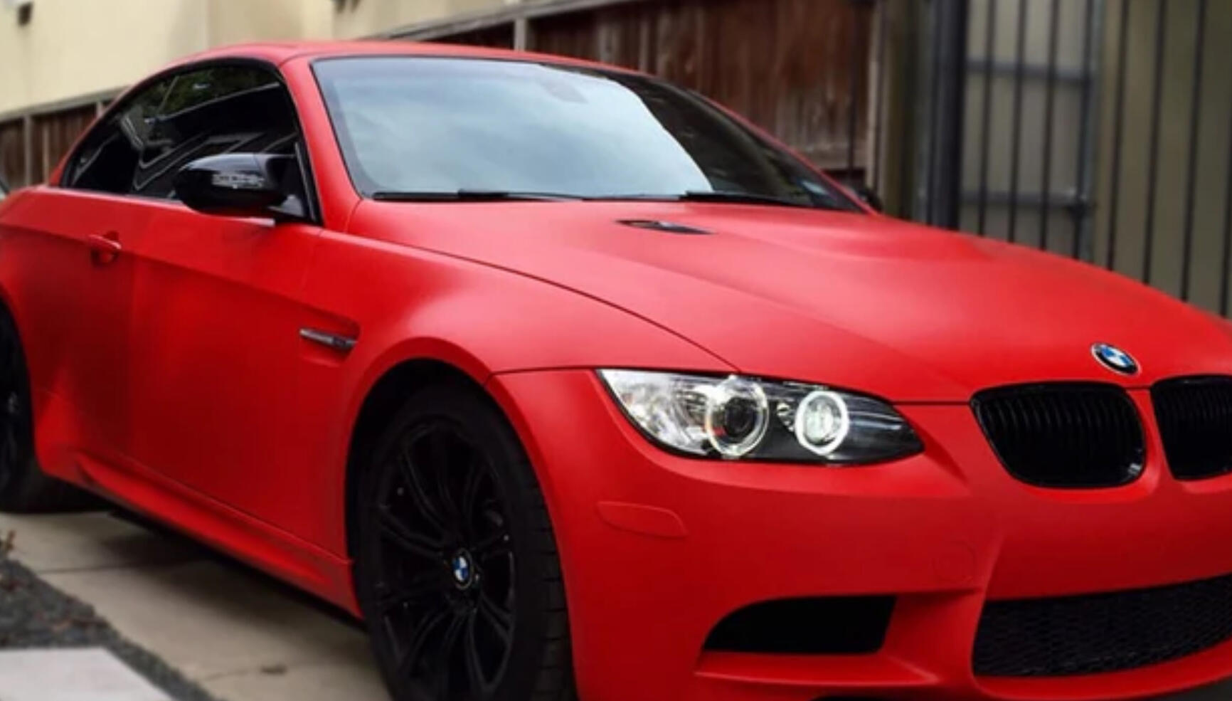 Matte vinyl wrap finish sample