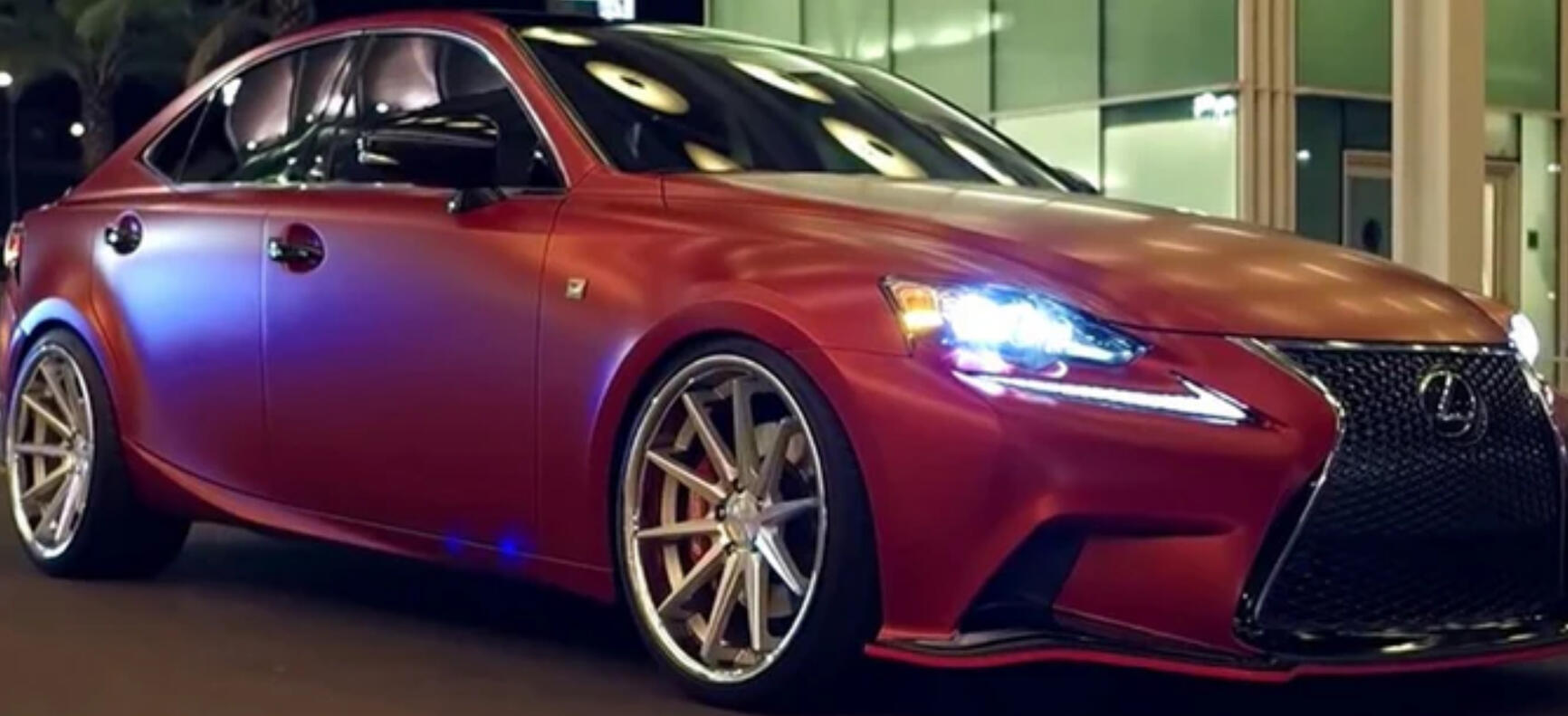 Satin vinyl wrap finish sample